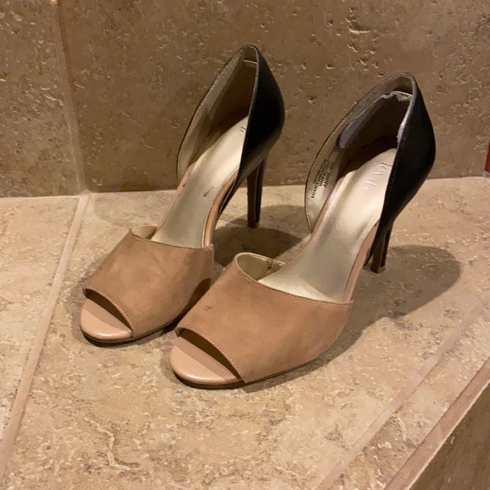 Black and Tan heels